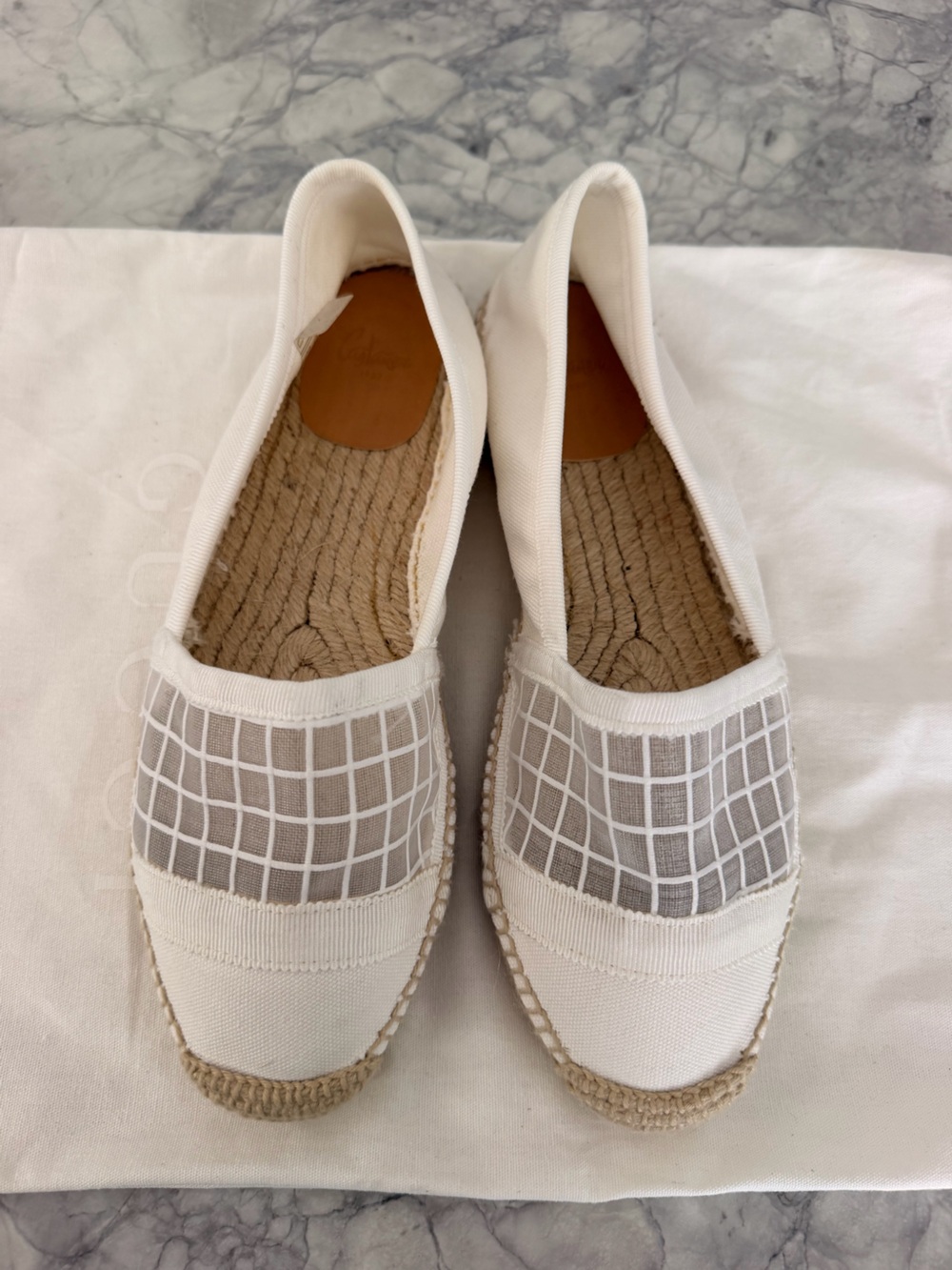 Castañer White Espadrilles